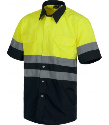 Camisa manga corta Alta Visibilidad C3811