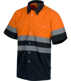 Camisa manga corta Alta Visibilidad C3811