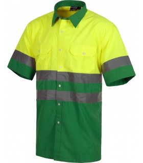 Camisa combinada Alta Visibilidad C3812
