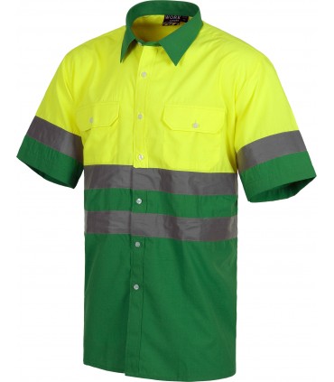 Camisa combinada Alta Visibilidad C3812