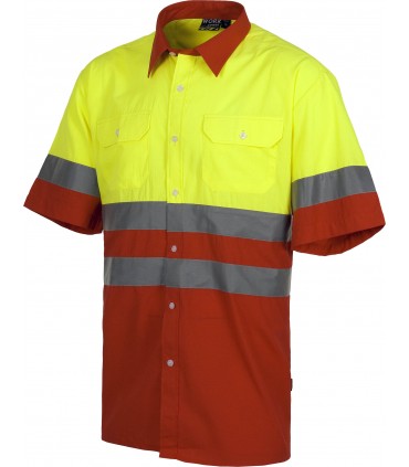 Camisa combinada Alta Visibilidad C3812
