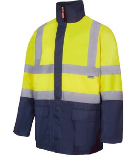 Parka 4 en 1 bicolor Alta Visibilidad 306003