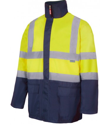 Parka 4 en 1 bicolor Alta Visibilidad 306003