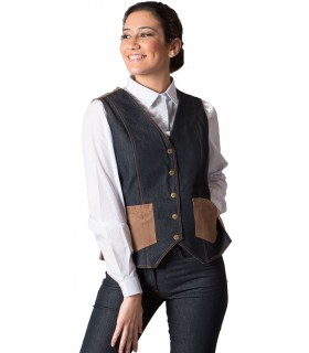 Chaleco de mujer para hostelería 9947 Baena