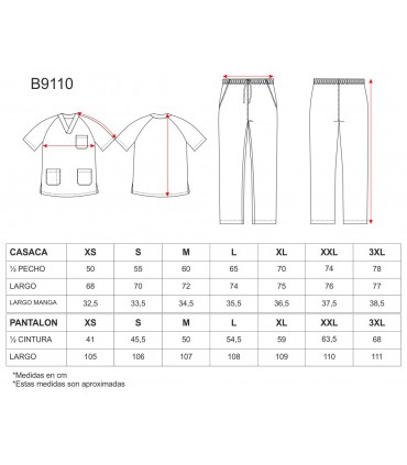 Conjunto sanitario unisex B9110