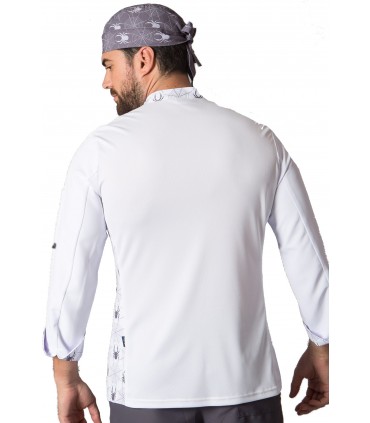 Chaqueta cocina unisex Microfibra 9476-A Leiva