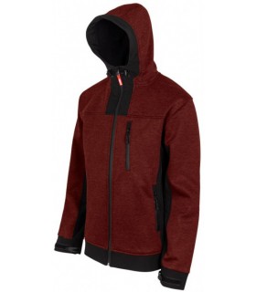 Chaqueta soft shell bicolor capucha 206007