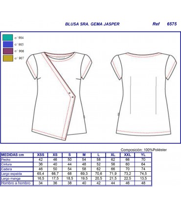 Blusa mujer Jasper Gema 6575