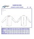 Chaqueta de cocina unisex canalé elástico 9449 Aragón