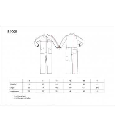 Buzo infantil para niños B1000