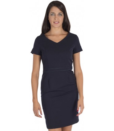 Vestido mujer manga corta Trivial 5558