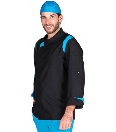 Chaqueta unisex cocina microfibra Abades 9498