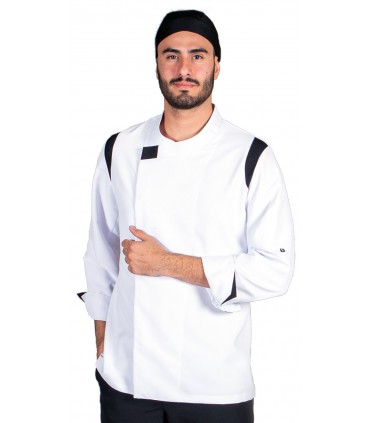 Chaqueta unisex cocina microfibra Abades 9498