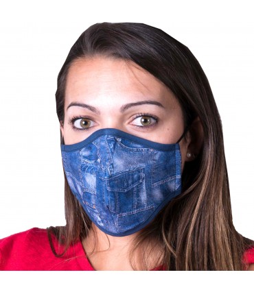Mascarilla reutilizable certificada 4505-4037 vaquero
