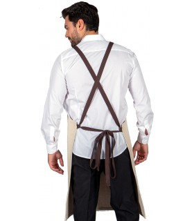 Delantal con peto Algodón orgánico 1586