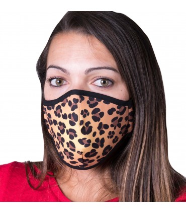 Mascarilla reutilizable certificada 4505-4051 leopardo