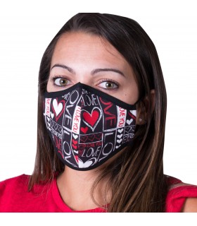 Mascarilla tela reutilizable 4034 love