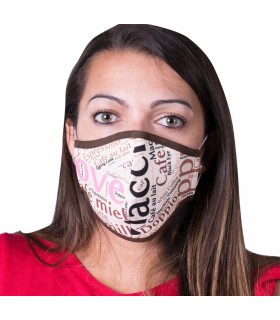 Mascarilla reutilizable certificada 4505-4046 cafe
