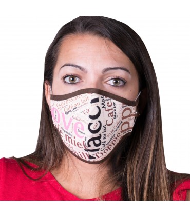 Mascarilla reutilizable certificada 4505-4046 cafe