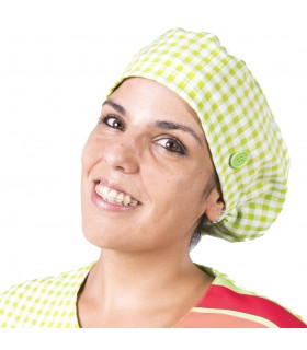Gorro goma antibacteriano arcoiris pistacho 4483