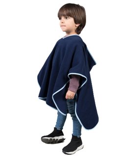 Poncho polar infantil marino 3098
