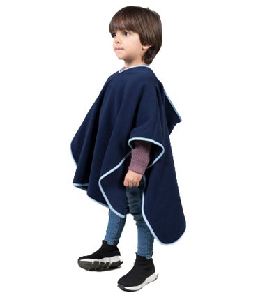 Poncho polar infantil marino 3098