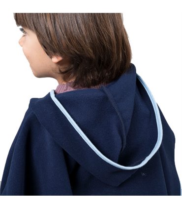 Poncho polar infantil marino 3098