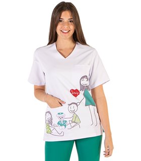 Blusa unisex microfibra Ada Aprendiendo 6114
