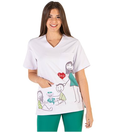 Blusa unisex microfibra Ada Aprendiendo 6114