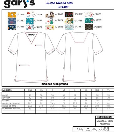 Blusa unisex microfibra Ada Aprendiendo 6114