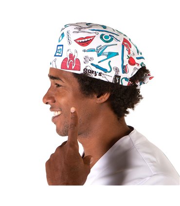 Gorro cirujano tiras "Sonrisa" 4473-2877