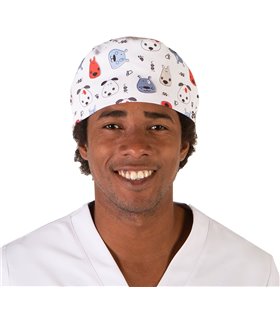 Gorro cirujano tiras "Woof" 4473-2878