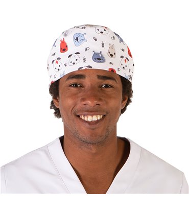 Gorro cirujano tiras "Woof" 4473-2878