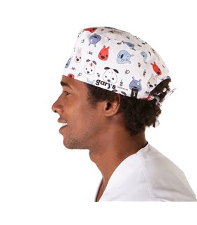 Gorro cirujano tiras "Woof" 4473-2878