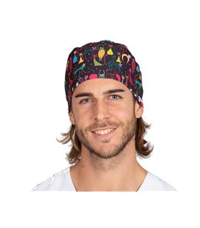 Gorro cirujano tiras "Cats" 4473-2879