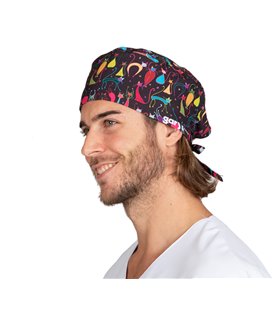 Gorro cirujano tiras "Cats" 4473-2879