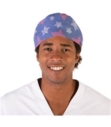 Gorro cirujano tiras "Estrellas" 4473-2882
