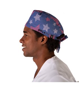 Gorro cirujano tiras "Estrellas" 4473-2882