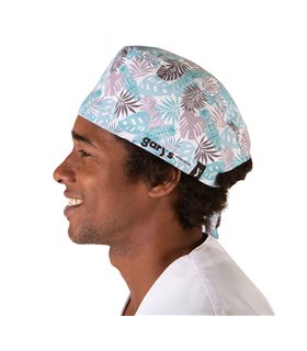 Gorro cirujano tiras "Hojas" 4473-2887