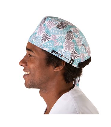 Gorro cirujano tiras "Hojas" 4473-2887