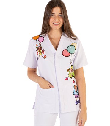 Blusa unisex microfibra Amaia Niños 6124