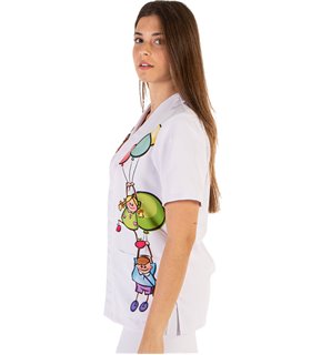Blusa unisex microfibra Amaia Niños 6124