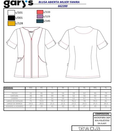 Blusa mujer microfibra 360 Silvadur™ Yanira 6622