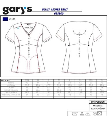 Blusa mujer microfibra Erica 6588