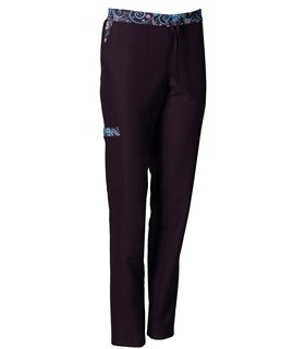 Pantalón microfibra mujer negro 7044