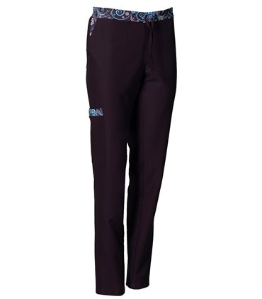 Pantalón microfibra mujer negro 7044