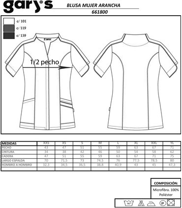 Blusa mujer microfibra Arancha 6618