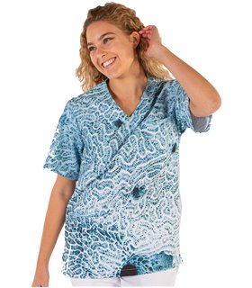 Blusa sanitaria unisex ecológica Eider Fucus 6118