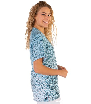 Blusa sanitaria unisex ecológica Eider Fucus 6118