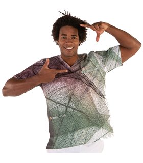 Blusa sanitaria unisex ecológica Eider Brotes 6118